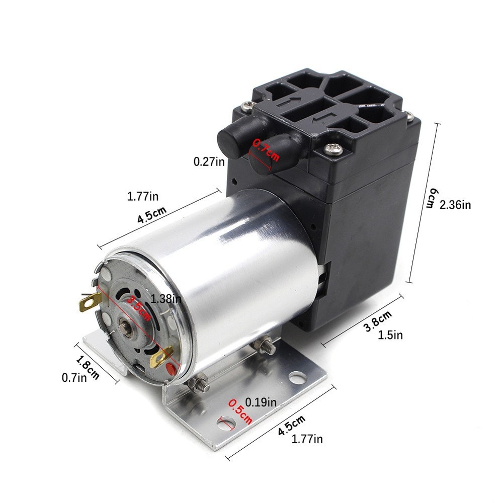 6W Micro Vacuum Micro-Pump High Pressure Suction Diaphragm Pump Holder