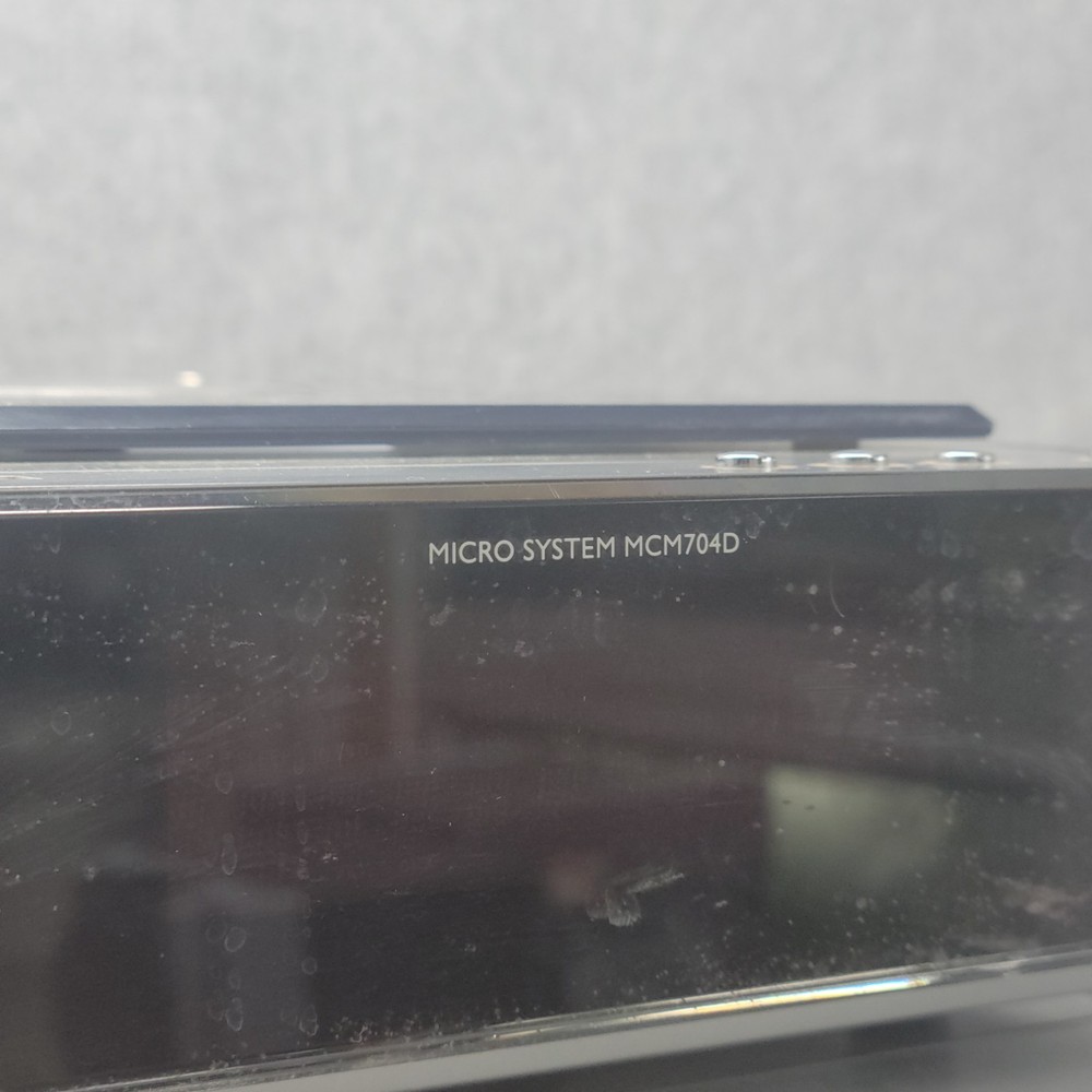 Philips MCM 704D Micro Audio System USB Cd Player Amplifier READ Disc.