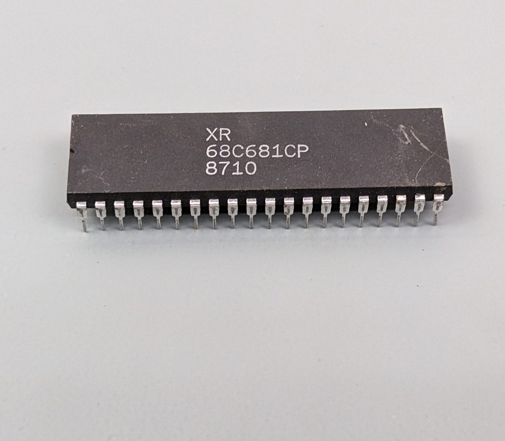 (2) Exar 68C681CP Dual UART ICs, Good