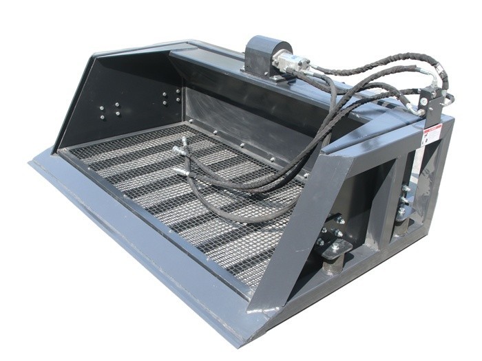 Vibrating Dirt Screen Sifter Screener Screening Bucket Skid Steer 2 LINE SYSTEM