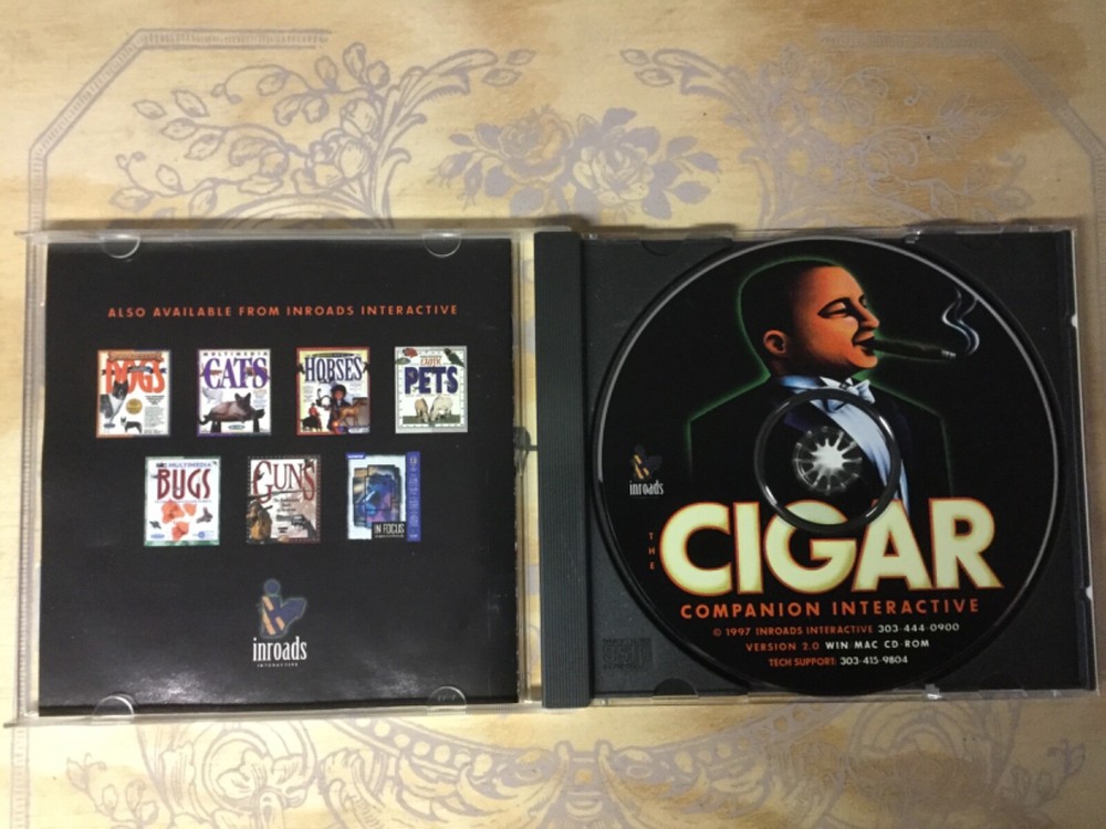 Cigar Companion Interactive 2.0 (PC and Mac, CD-ROM) Inroads Interactive - 1997