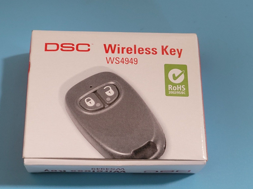 DSC WS4949 Wireless 433mhz 2-button, 3-channel wireless key