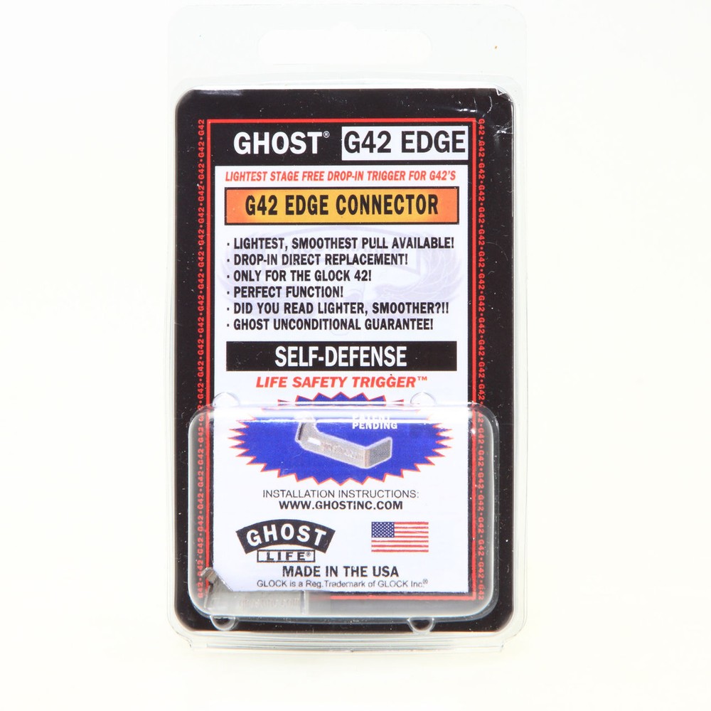 Ghost Edge Glock 42 43 43x 48 3lb Trigger Connector & ISMI Spring Plus 25% XP