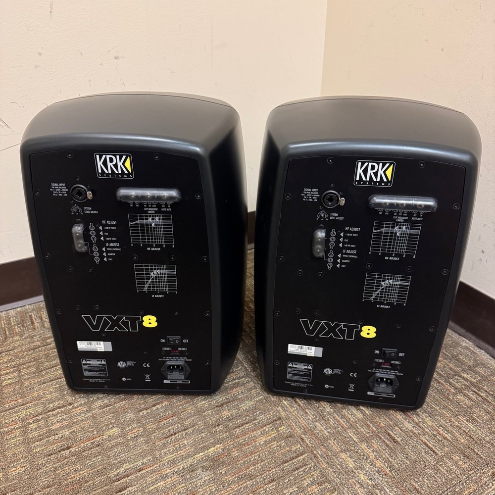 KRK VXT8 2-Way 8" Active Studio Monitors Pair