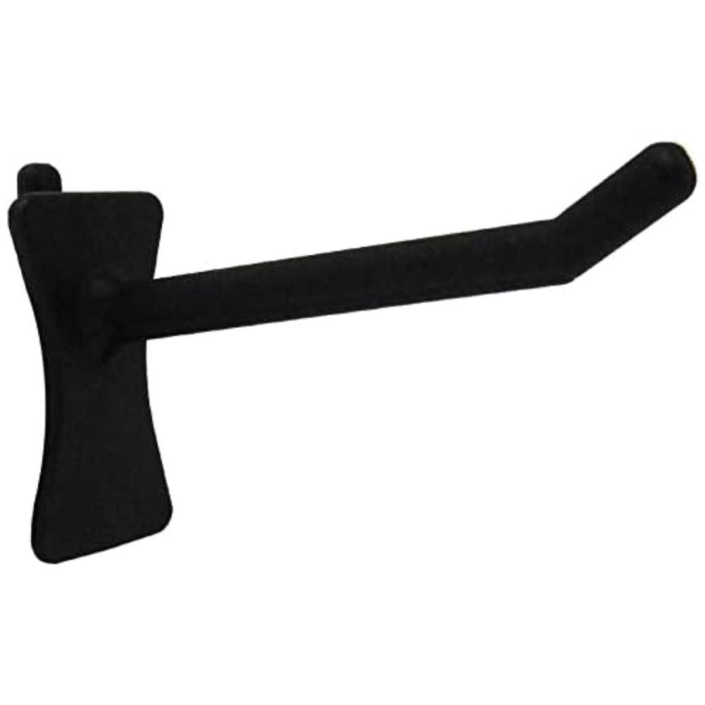 Adjustable Easy Install Hooks - 2" Straight, 24 Pack, Black