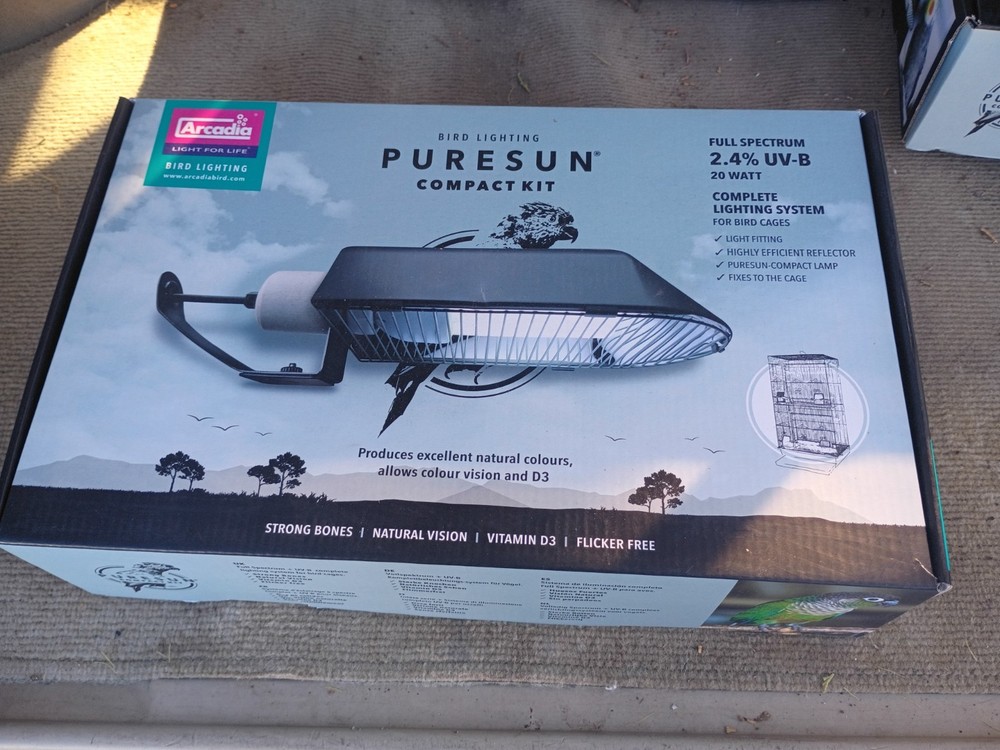 Arcadia Puresun Compact Kit Lighting For Birds