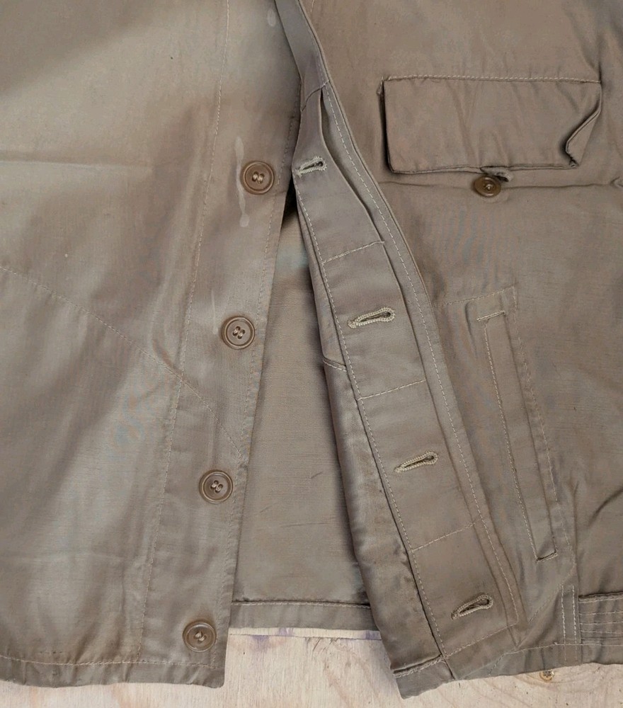 WW2 1940s Tan Combat Jacket W/ 4th Marine Patch