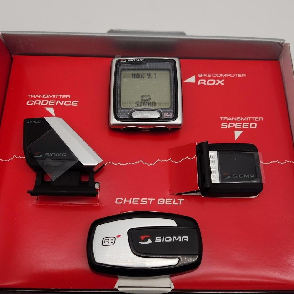 Sigma Rox 9.1 Bicycle Computer w/ Sigma Data Center Software Included OPEN