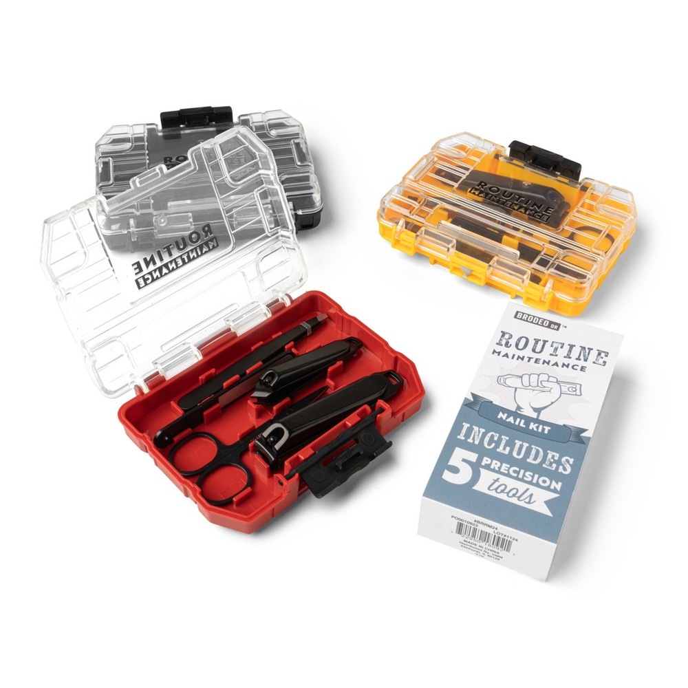 Brodeo Drive Mens Routine Maintenance Nail Tool Kit