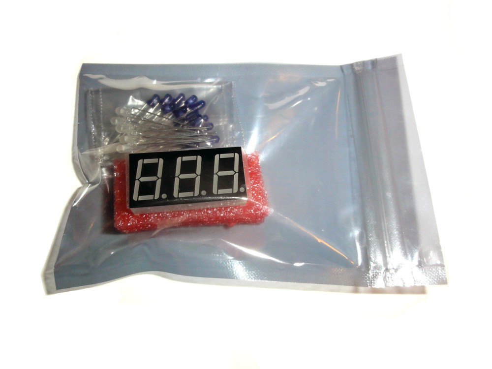 BLUE Display and LEDs MOD KIT for Korg MicroKORG (electronic component kit)