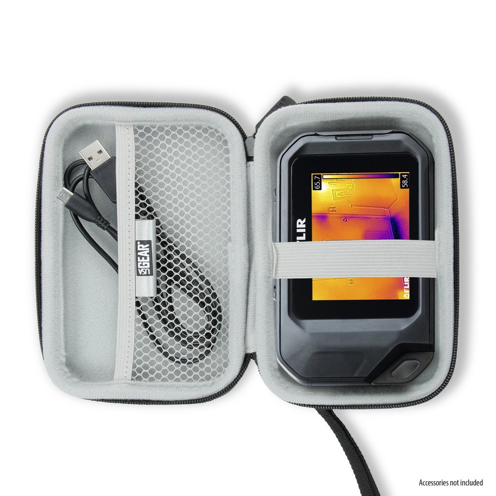 USA GEAR Hard Shell Protective Thermal Imager Carrying Case with Wrist Strap