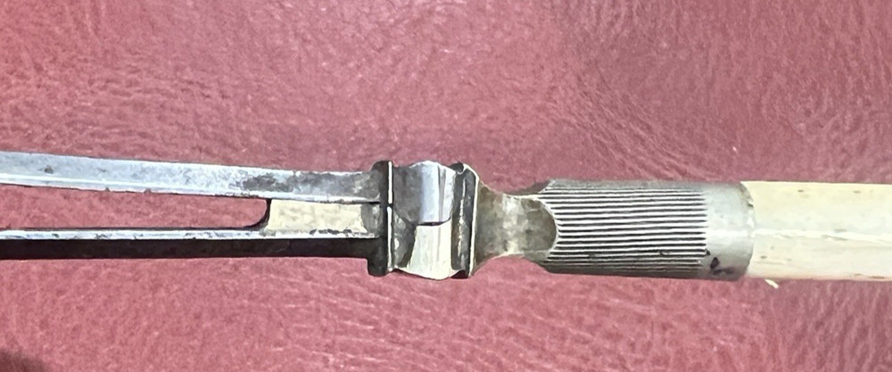 Antique RARE Brass Metal Drafting Pen celluloid handle