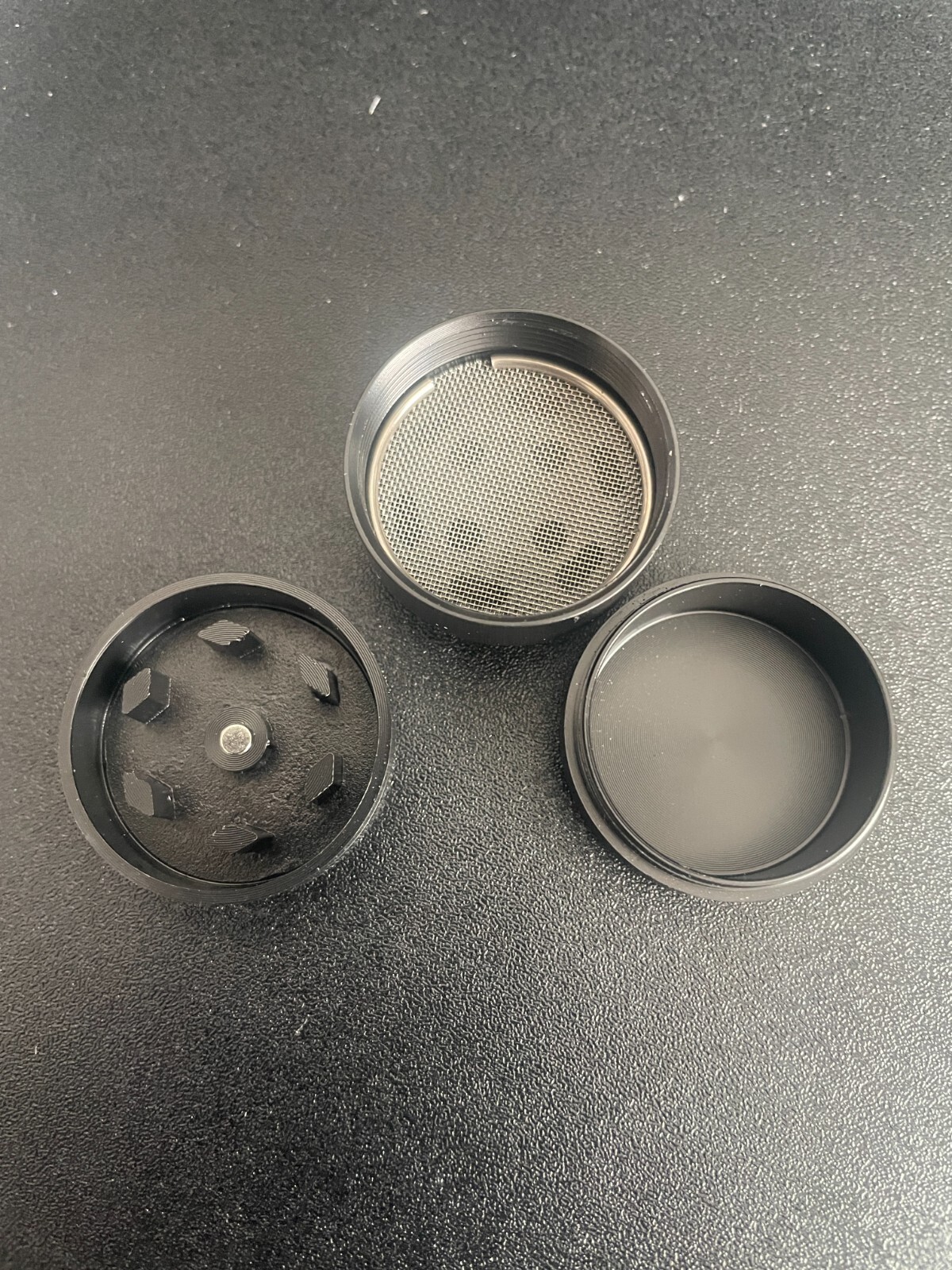 NEW Mini Grinder Crusher Tobacco Herb Spice Metal Alloy Portable 3 Chamber Roll