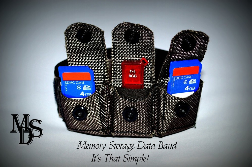 New Memory Card Case Holder Three Pocket Storage Sd Card , CF Express & Mini USB