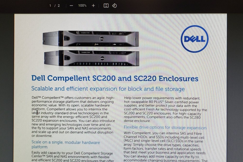 Dell Compellent SC200 - 3.5in [12] Drive Bay SAS Storage Array No HDDs