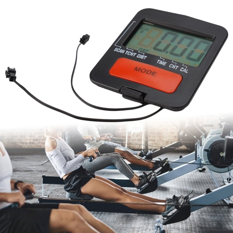 Rowing Machine Counter Home Rowing Machine Monitor Adjustable Odometer