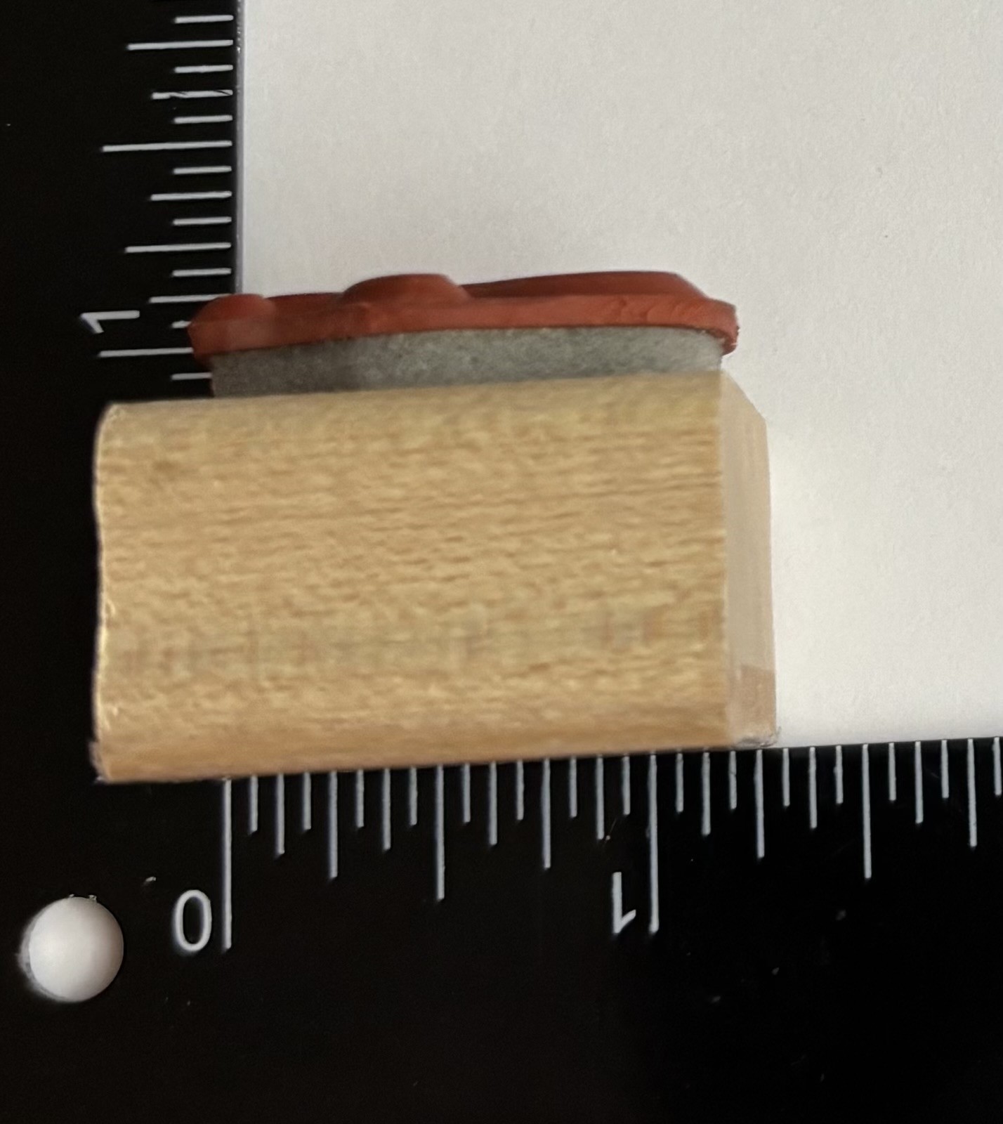 Stampin Up Wood Rubber Stamp 2000 Teddy Bear