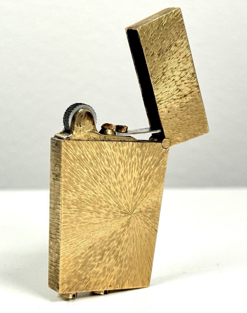 Vintage Solid 14k Solid Gold 31.2 Lighter Minimal Art Deco MCM As Is