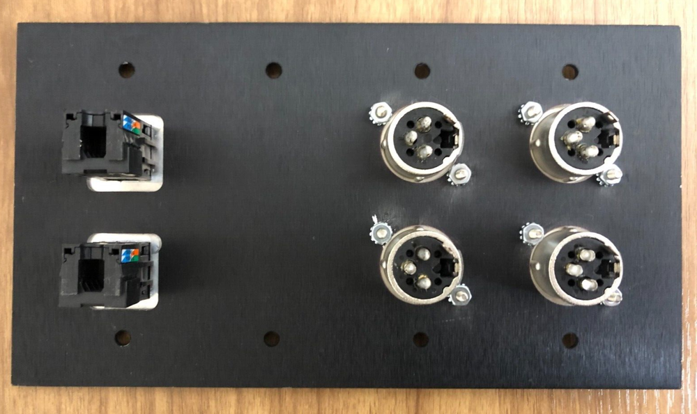 BTX Custom Black Aluminum Wall plate