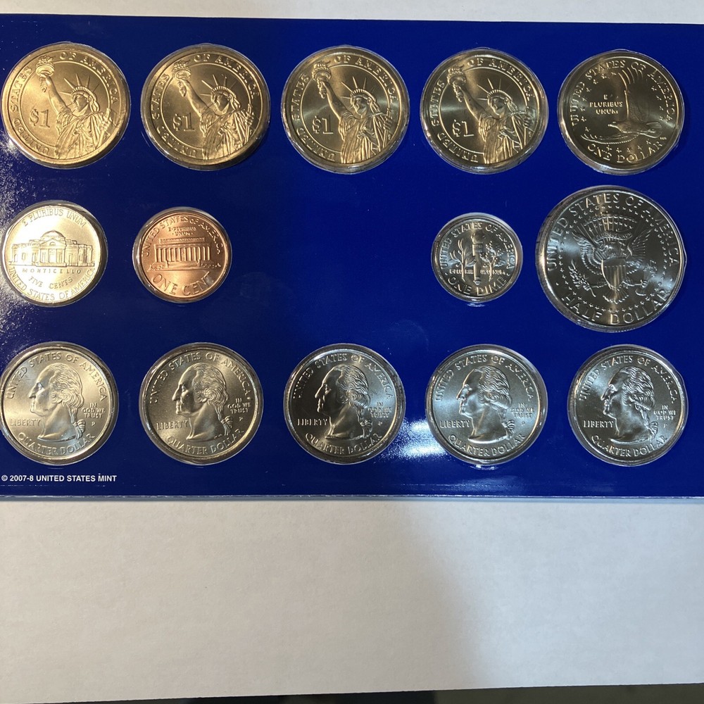 2008 PD Mint Set UNC mint pkg. no box