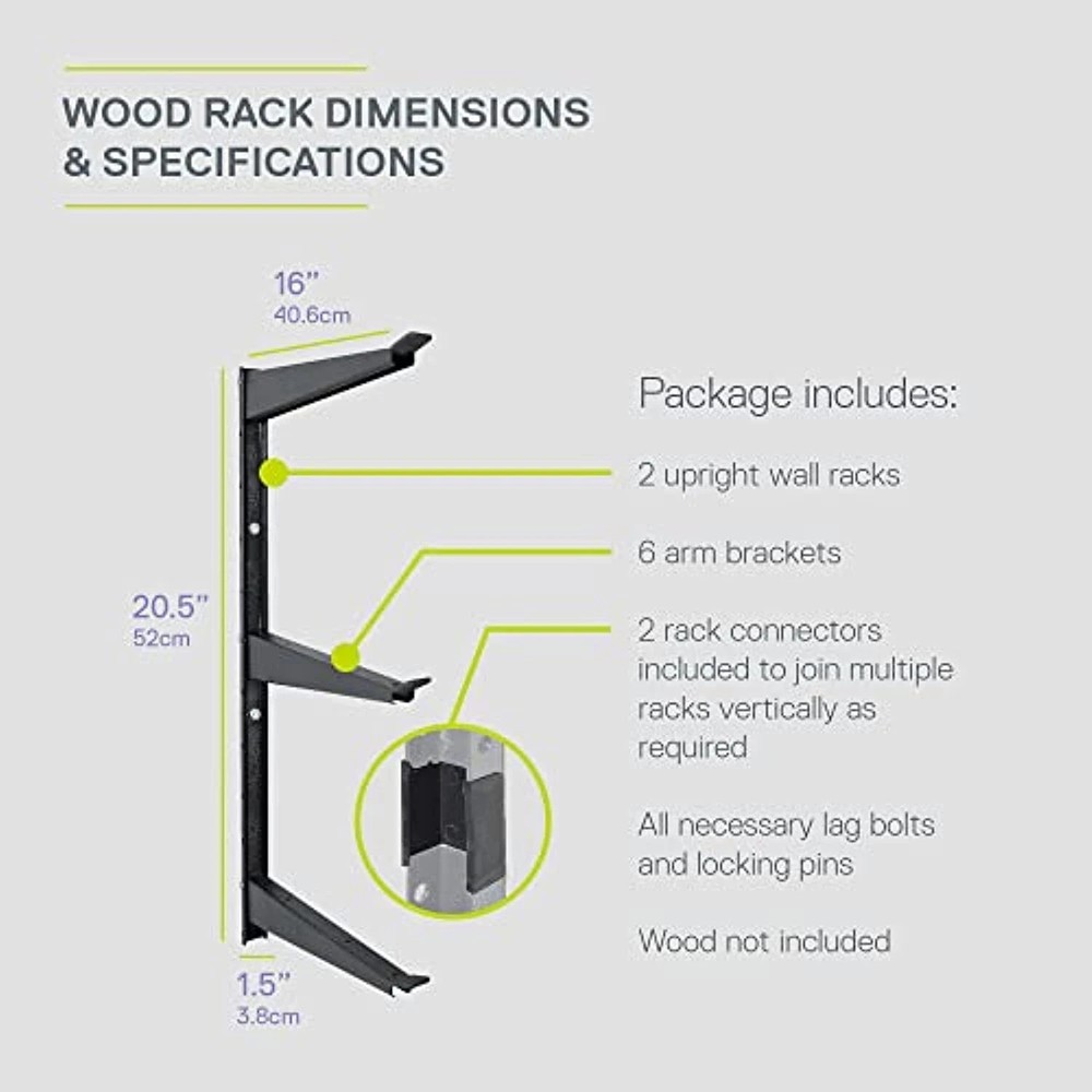 Heavy Duty Wall Storage Rack – Garage / Workshop Organizer