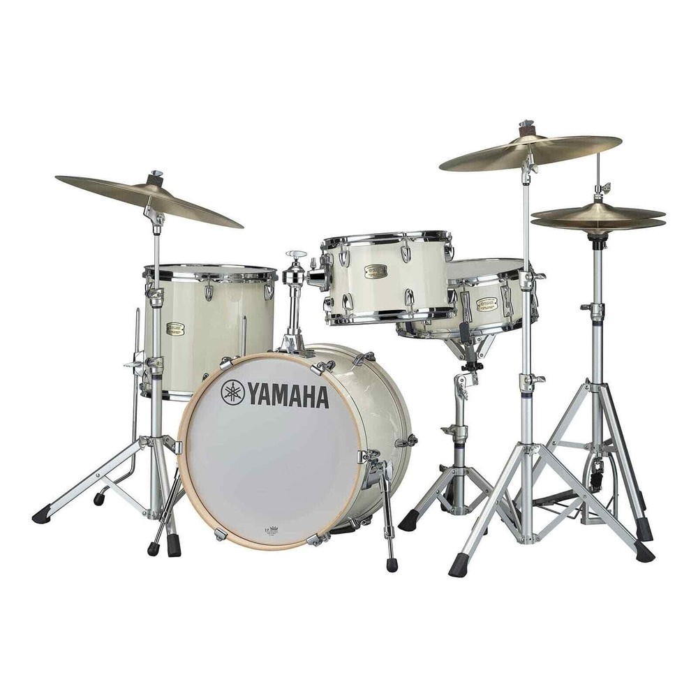Yamaha Stage Custom Birch 3pc Jazz Drum Set Classic White