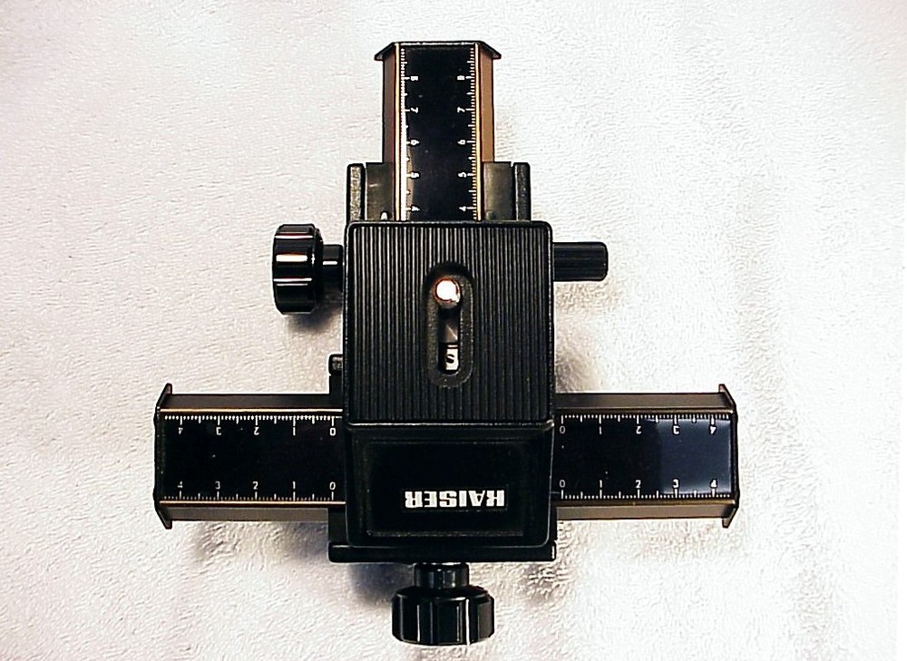 Kaiser Universal Einstellschlitten 5529 | Two Way Camera Macro Stage | New |$94