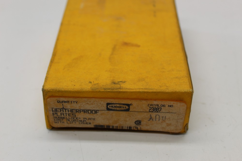 HUBBELL 23007 WEATHERPROOF PLATE NSMP