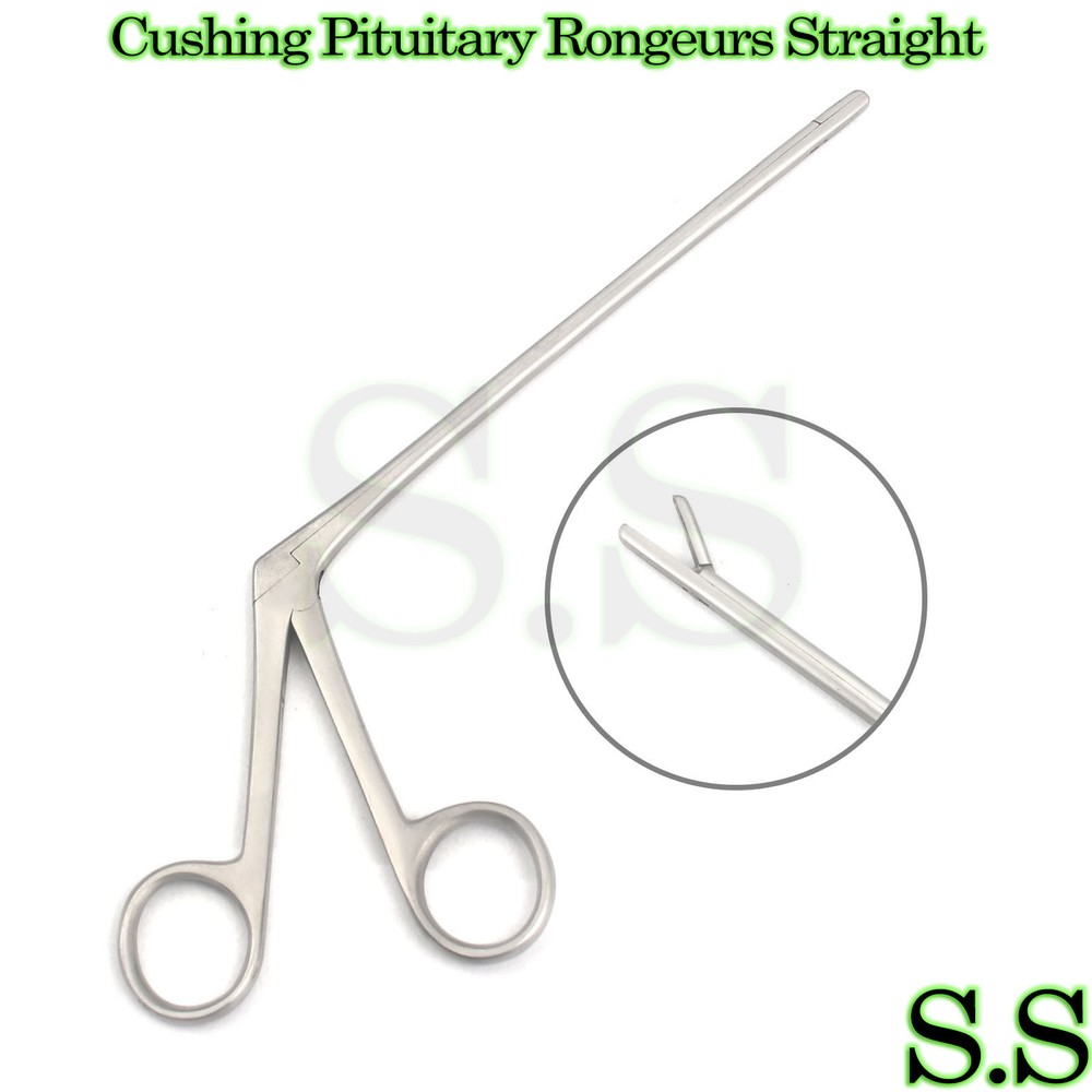 Cushing Pituitary Rongeurs 8" 4x10mm Cup (Straight) ENT