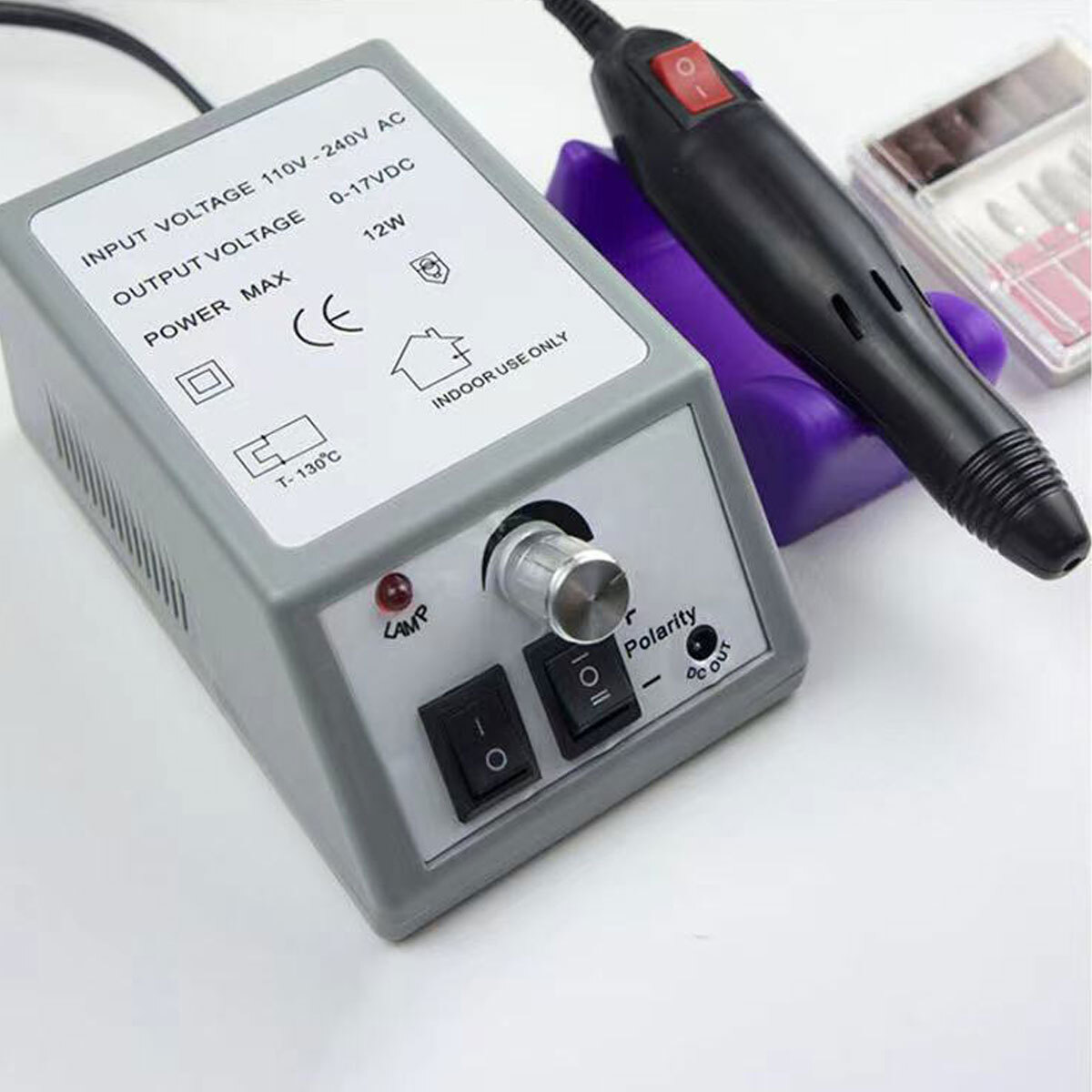 PROFESSIONAL ELECTRIC NAIL FILE DRILL Manicure Tool Pedicure Machine Set kit