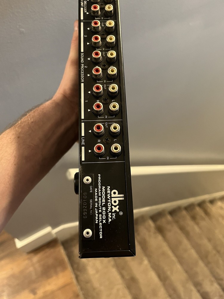 DBX. 200X Tape Selector Program Route Selector Stereo