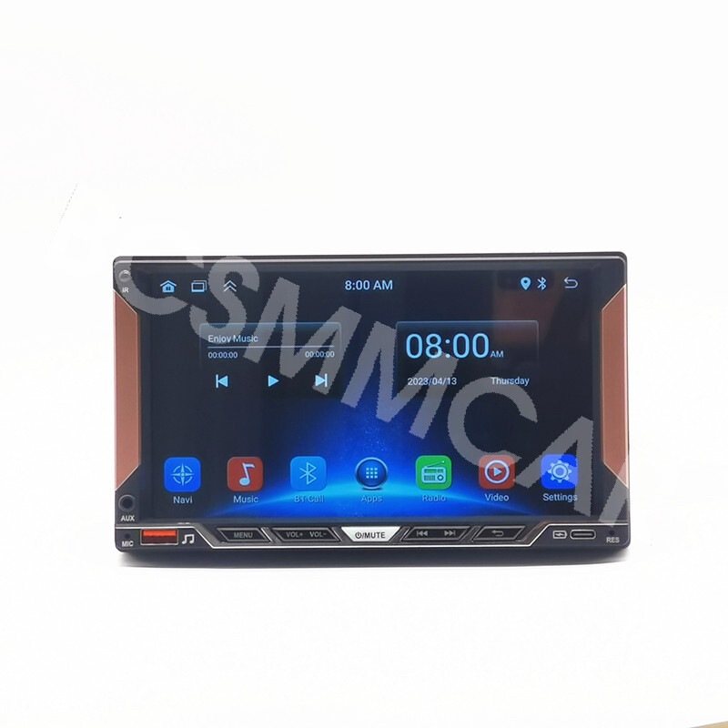 Touch Screen Car MP5 Player Bluetooth Stereo Radio GPS For CarPlay Android Auto
