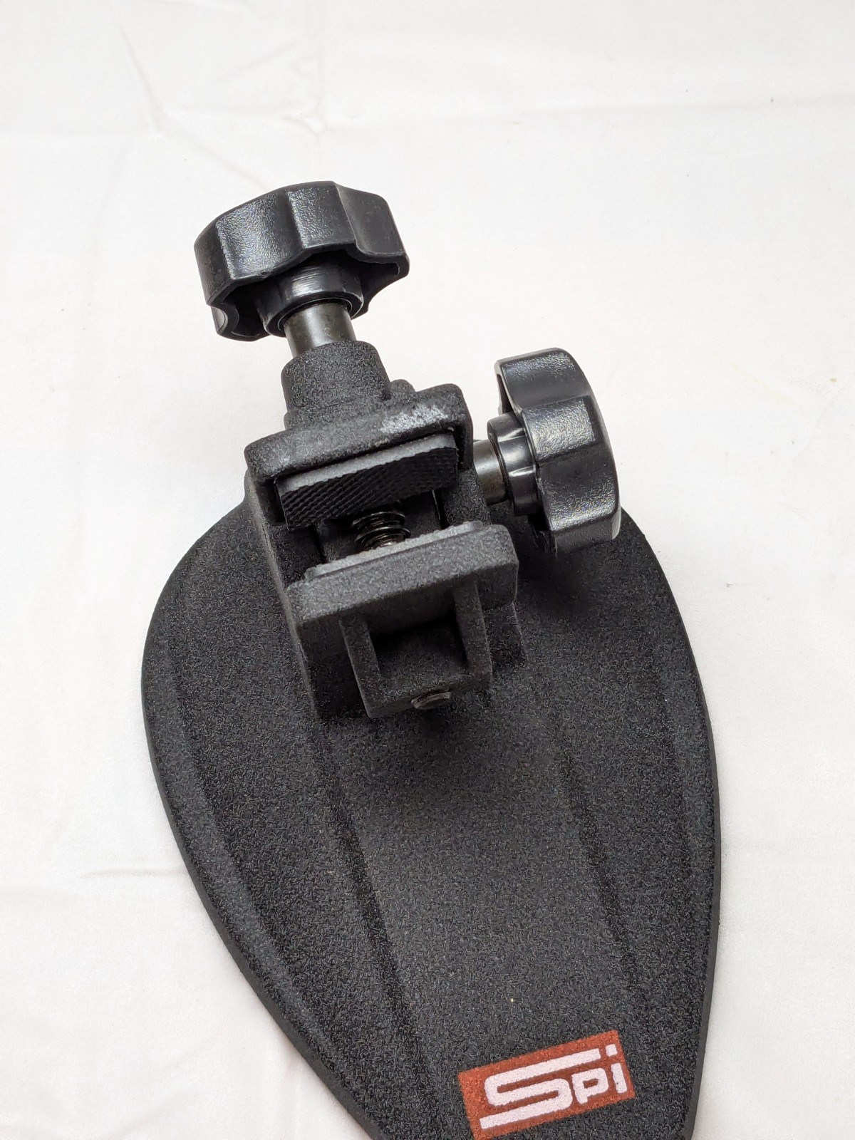 SPI 12-460-2 Cast Iron Micrometer Stand w/ Padded Jaws, for 0.5"- 4" Micrometers