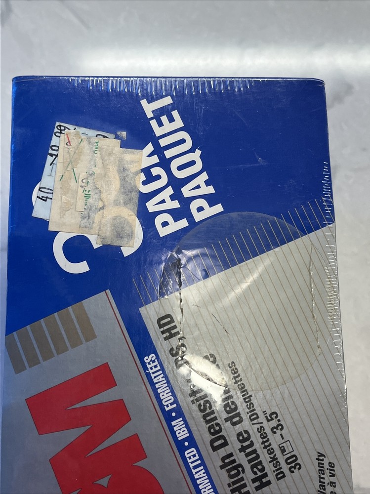 3M High Density DS, HD Diskettes 3.5” NEW SEALED 3 PACK