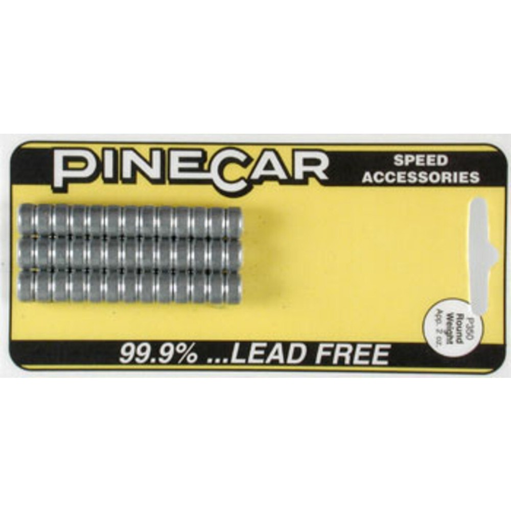 Pinecar 350 Round Weights 3 oz