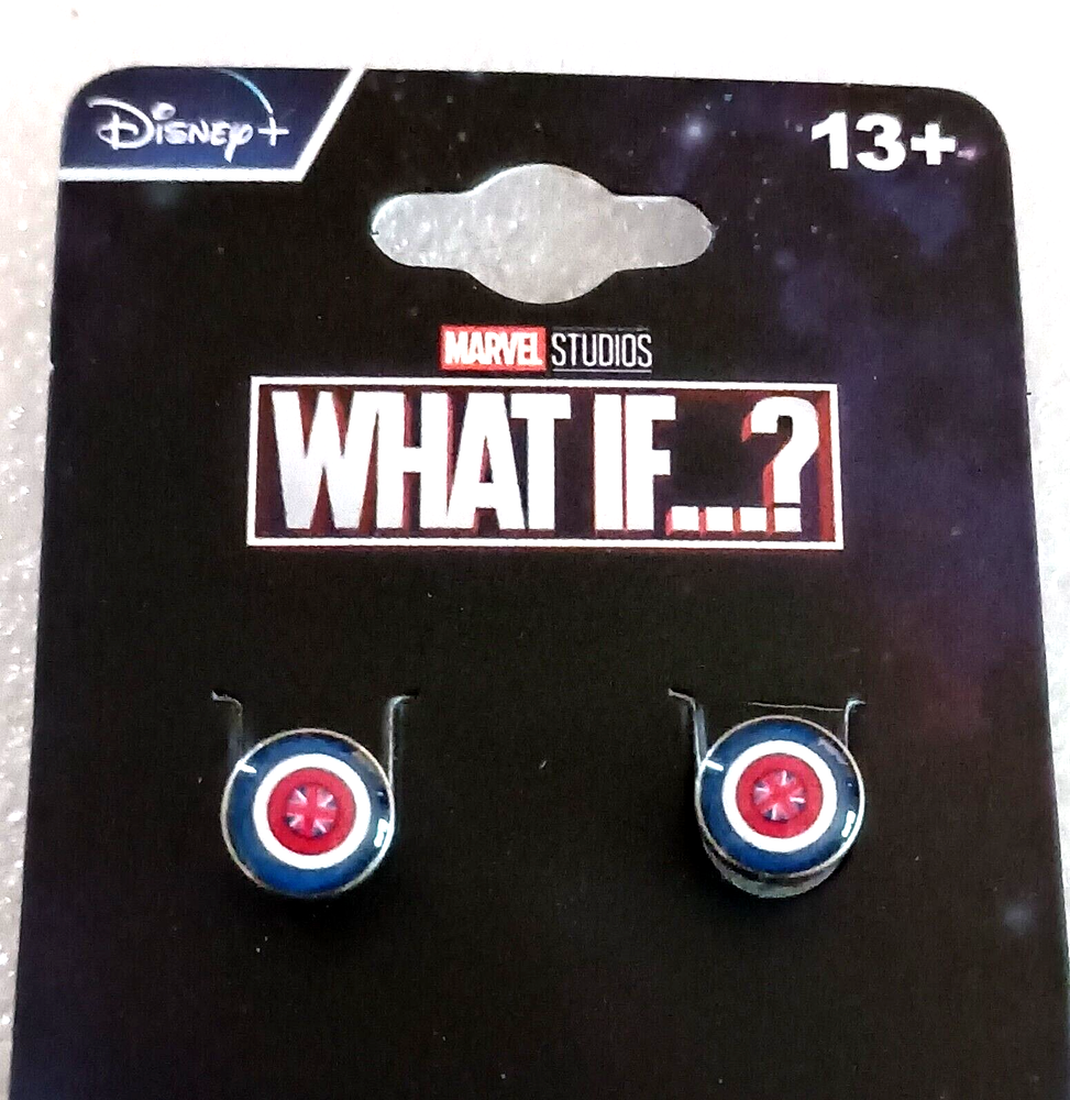 Marvel What If..? Captain Britain? Stud Earrings New NOS MOC
