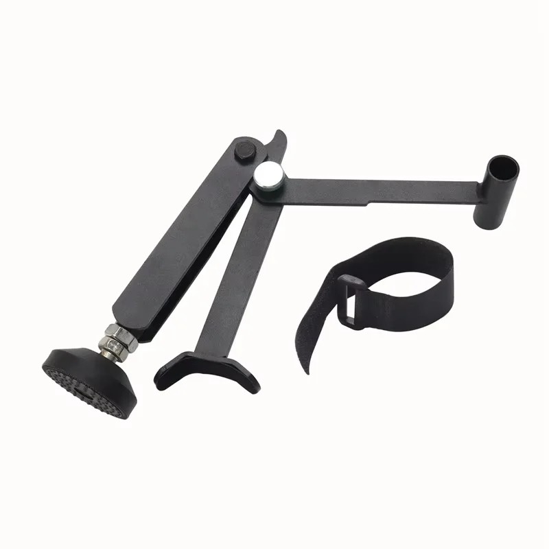 Foldable Motorcycle Stand with Adjustable Height & Labor-Saving Armrest
