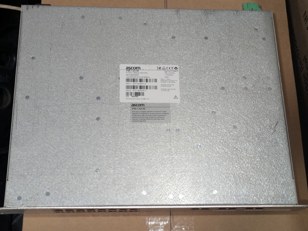 Ascom IPBL1-AA/3B IP-DECT Gateway Module | Master Mode Verified | Firmware 4.1.3
