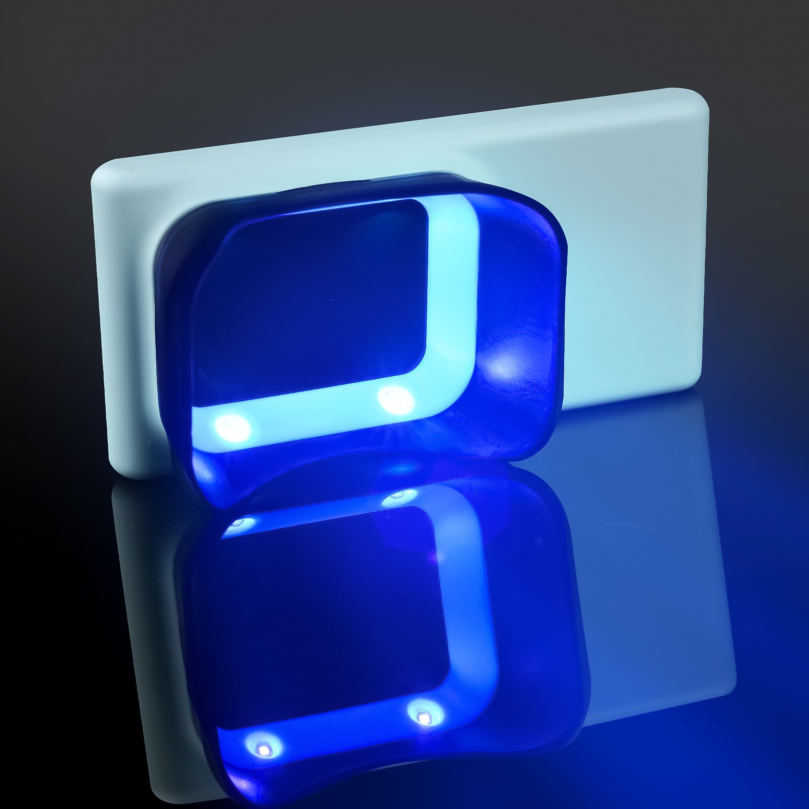 Electric Dental Plaque Indicator Detector Display Device Oral Hygiene Care Blue