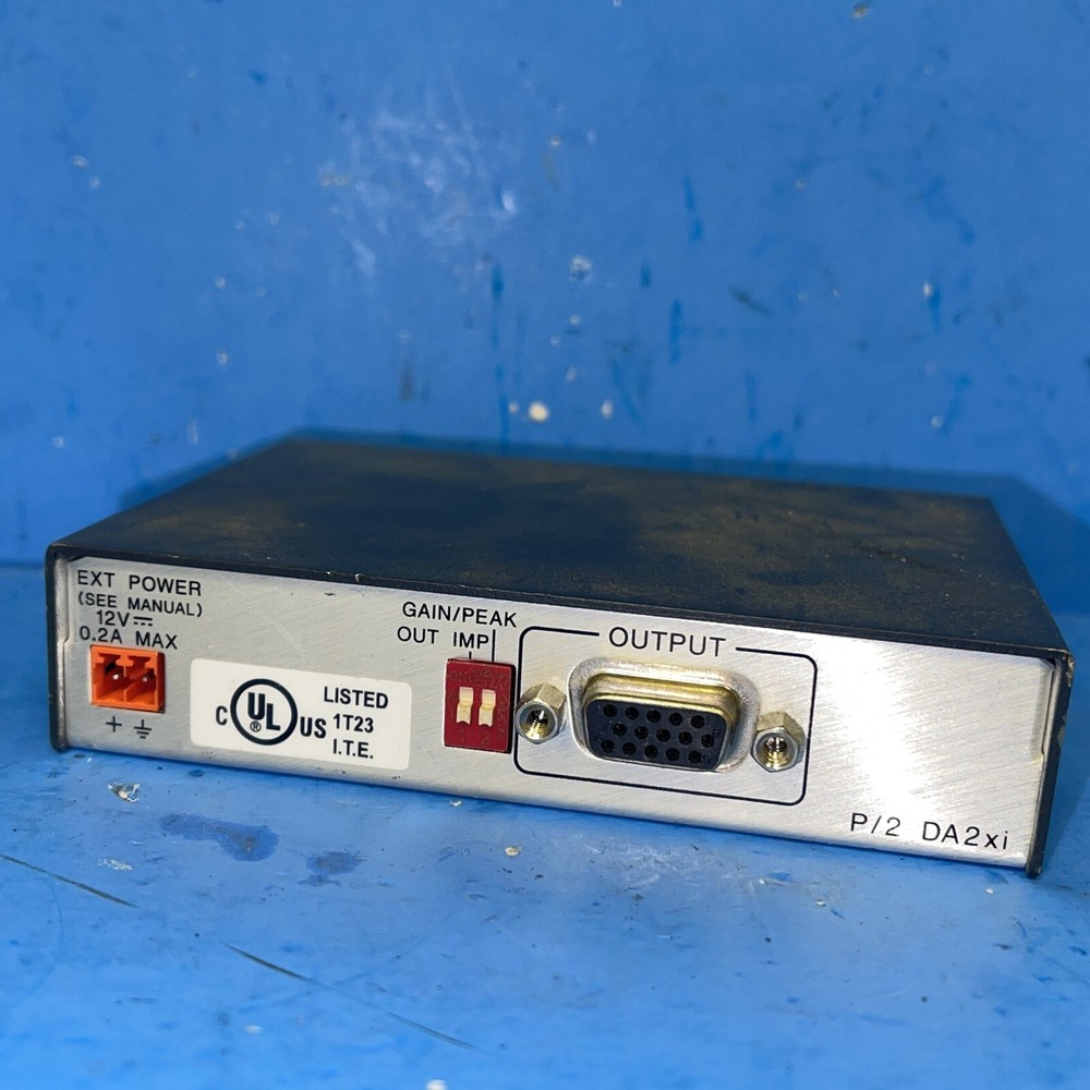 EXTRON VERSA TOOLS P/2 DA2xi and P/2 DAxi MT DISTRIBUTION