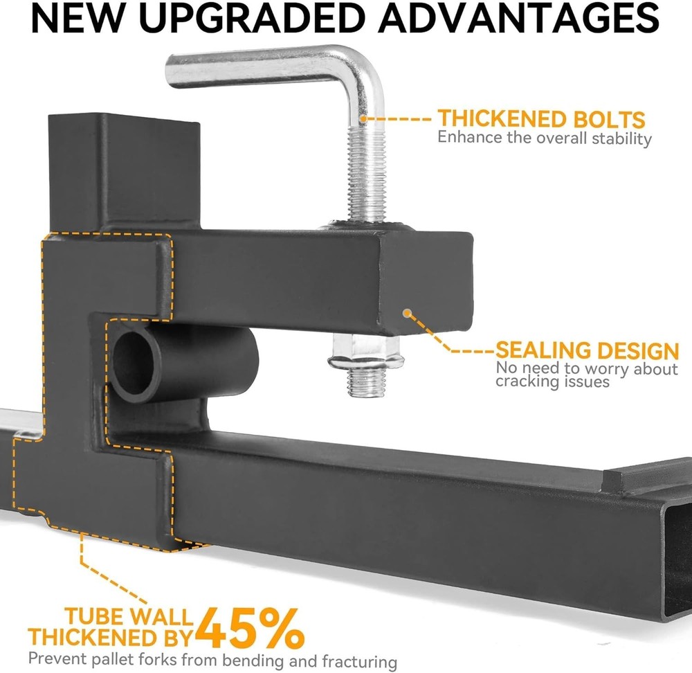 Adjustable Stabilizer Tractor Forks 60" 4000lbs