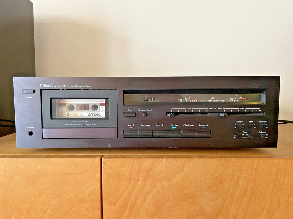 Nakamichi 480 2 head cassette deck