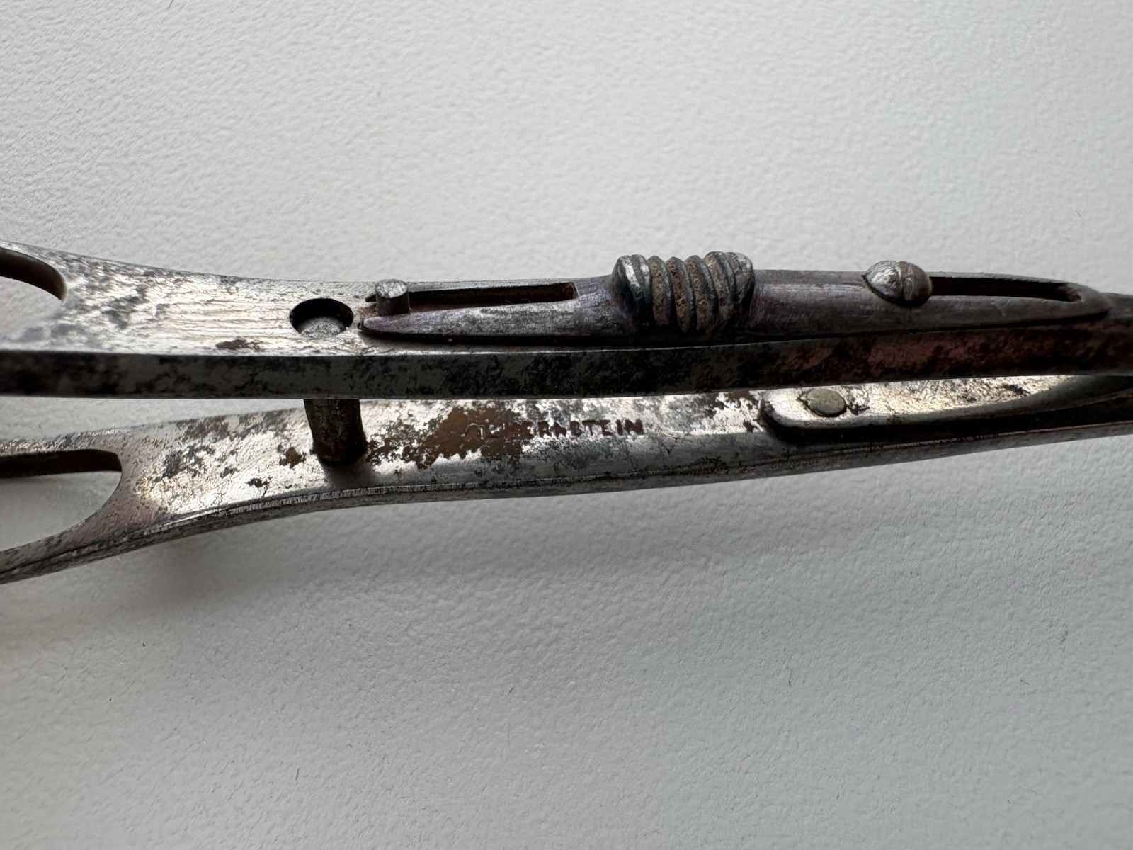 Antique A.L. Hernstein NY Forceps Tweezers Civil War Era Surgical Medical Tool