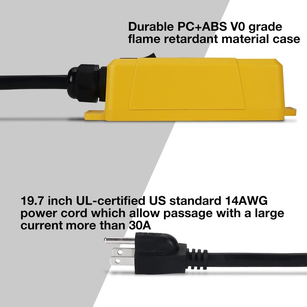 Automatic Vacuum Switch Allow Power Tool/Table Saw to Turn Vac Cleaner/Access...