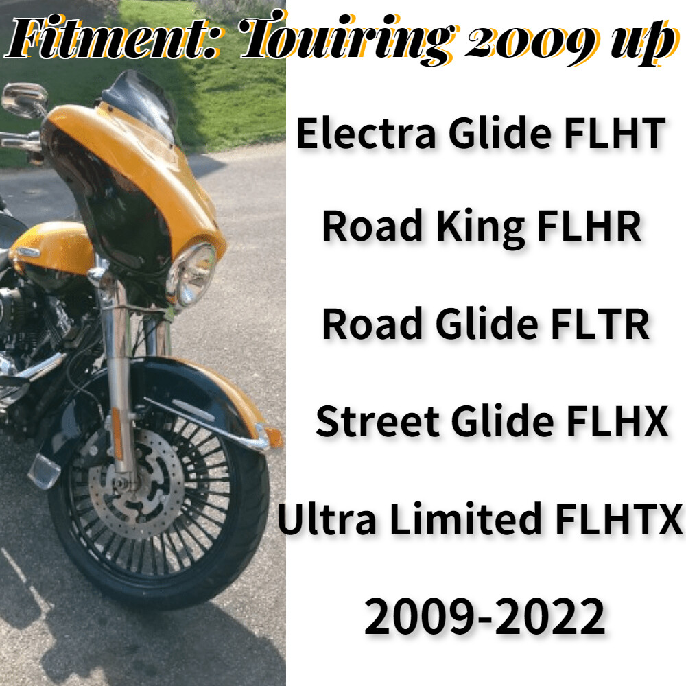 21X3.5 16X5.5 Fat Spoke Wheels for Harley Touring Street Glide Road King 09-24