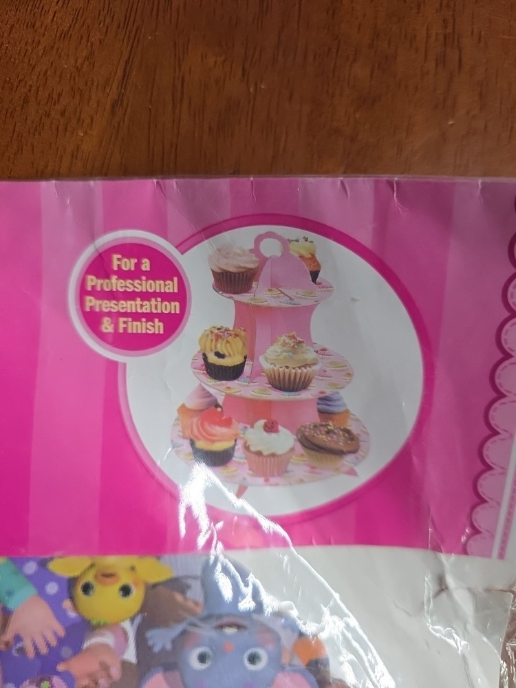 3 Tier Cocomelon cupcake stand PT9