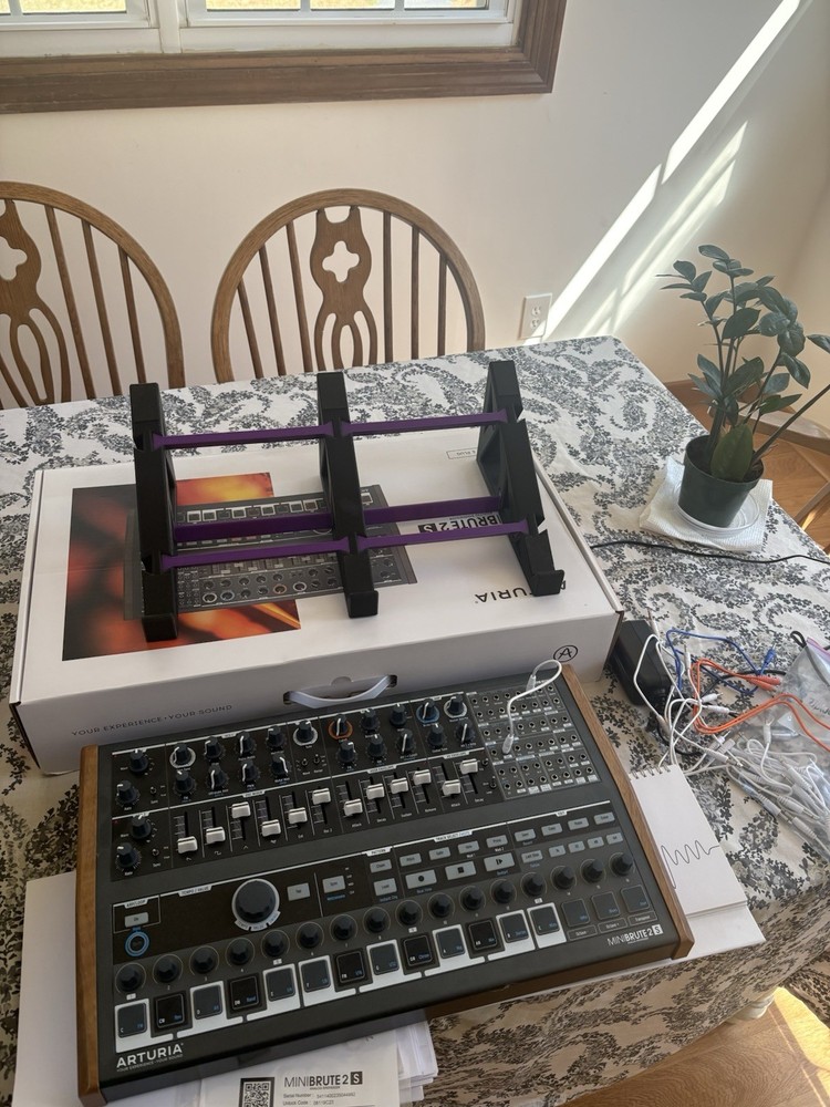 Arturia MiniBrute 2S Analog Desktop Synthesizer Sequencer Patchbay