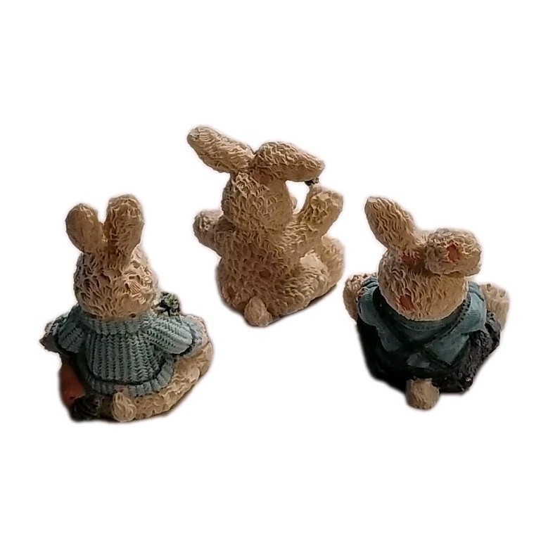 3 Easter Rabbits