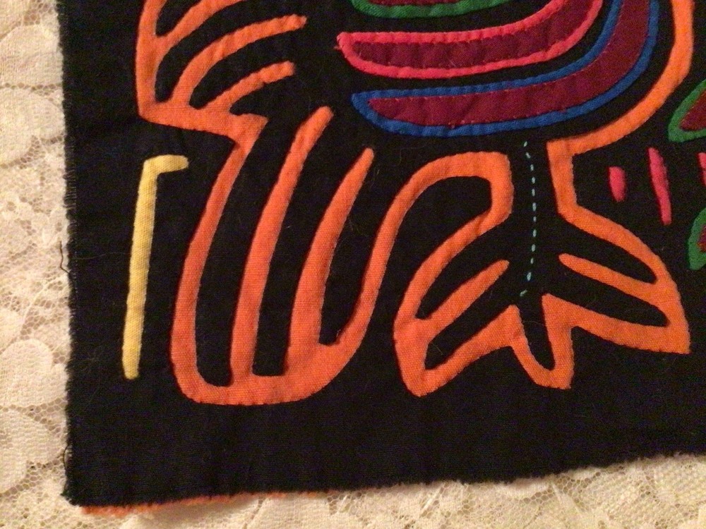 Mola Bird And Fish Appliqué