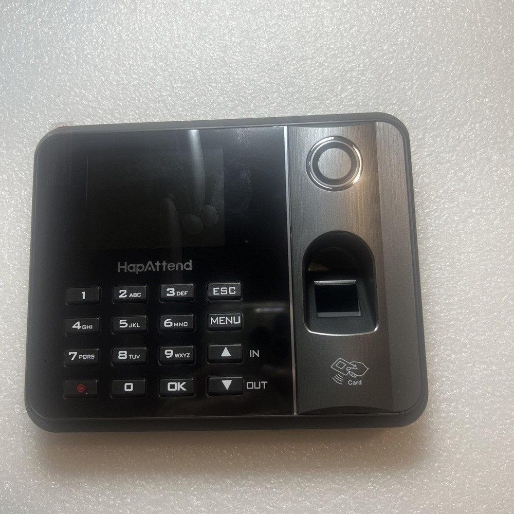 HapAttend Time Clock Fingerprint Time Clock Employees RFID Attendance H1 E1